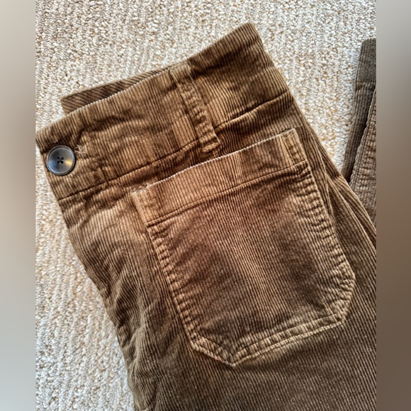 Maeve The Colette Full Length Corduroy 29T Olive - Picture 3 of 10